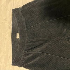Aerie ribbed velvet flare pants
